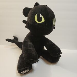 Build A Bear TOOTHLESS 2021 HOW TO TRAIN YOUR DRAGON 15" With Sound/Growls GUC